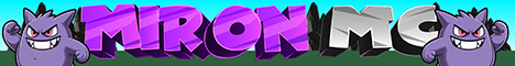 MironMC Minecraft server banner
