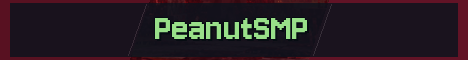 PeanutSMP Minecraft server banner