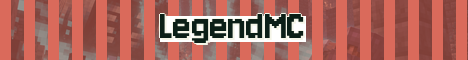 LegendMC Minecraft server banner