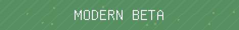 Modern Beta SMP Minecraft server banner