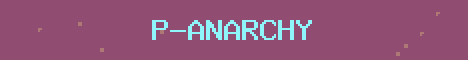 P-Anarchy Minecraft server banner
