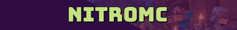 NitroMC Minecraft server banner
