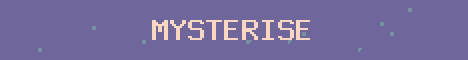 Mysterise Minecraft server banner