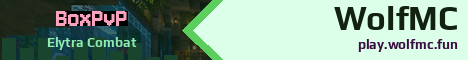 WolfMC Minecraft server banner