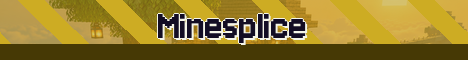 Minesplice Minecraft server banner