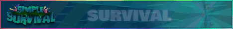 Simple Survival Minecraft server banner