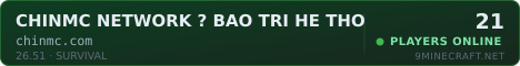 CHINMC Minecraft server banner