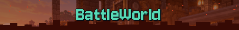 BattleWorld Minecraft server banner