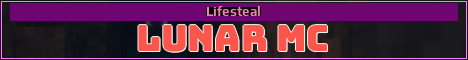 Lunar MC Minecraft server banner