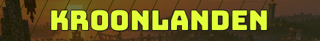 Kroonlanden Minecraft server banner