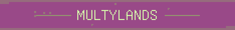 Multylands Minecraft server banner