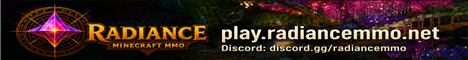 RadianceMMO Minecraft server banner