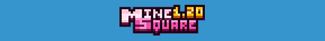 MineSquare Minecraft server banner
