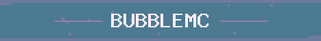 BubbleMC Minecraft server banner