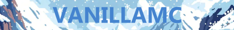 VanillaMC Minecraft server banner