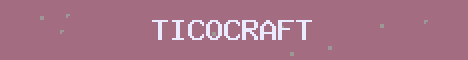 Ticocraft Minecraft server banner