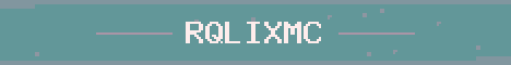 RqlixMC Minecraft server banner