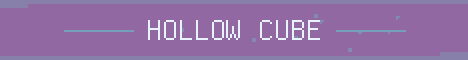 Hollow Cube Minecraft server banner