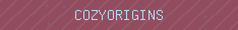 CozyOrigins Minecraft server banner