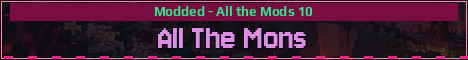 All The Mons Minecraft server banner
