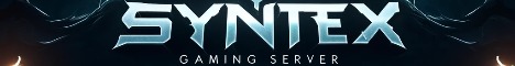Syntex Gaming Network Minecraft server banner