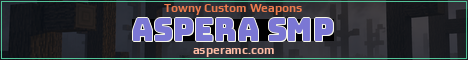 Aspera SMP Minecraft server banner