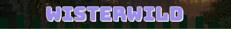 Wisterwild Minecraft server banner