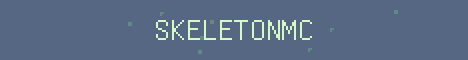 SkeletonMC Minecraft server banner