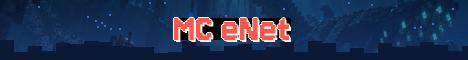 MC eNet Minecraft server banner