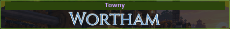 Wortham Minecraft server banner