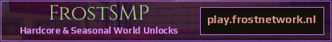FrostSMP Minecraft server banner