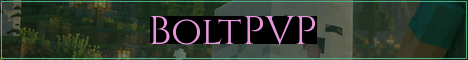 BoltPVP Minecraft server banner