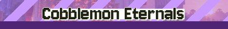 Cobblemon Eternals Minecraft server banner