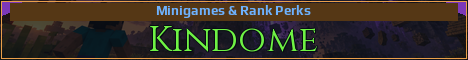 Kindome Minecraft server banner
