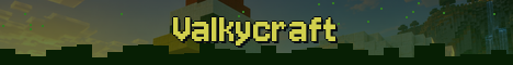 Valkycraft Minecraft server banner