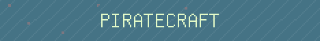 PirateCraft Minecraft server banner