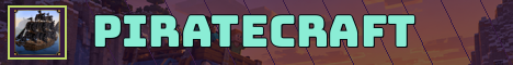 PirateCraft Minecraft server banner