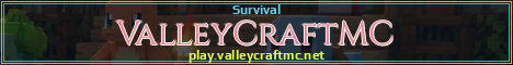 ValleyCraftMC Minecraft server banner