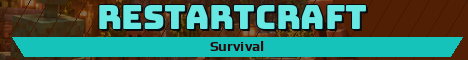 RestartCraft Minecraft server banner