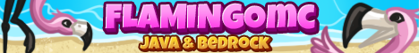 FlamingoMC Minecraft server banner