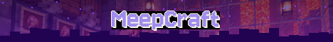 MeepCraft Minecraft server banner