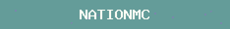 NationMC Minecraft server banner