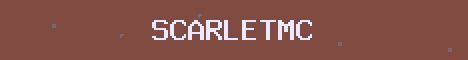 ScarletMC Minecraft server banner