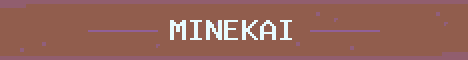 MineKai Minecraft server banner