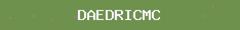 DaedricMC Minecraft server banner