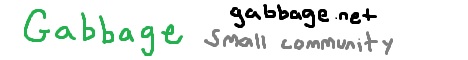 Gabbage Minecraft server banner