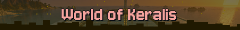 World of Keralis Minecraft server banner