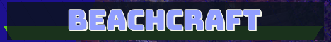 BeachCraft Minecraft server banner
