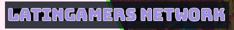 Latingamers Network Minecraft server banner