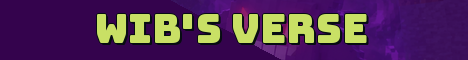 Wib's Verse Minecraft server banner